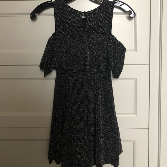 Zara Girl’s Black & Silver Dress - Picture 2 of 2